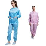 Cleanroom ESD Anti Static Garments 52*34*54cm Smock Cotton Lab Coat