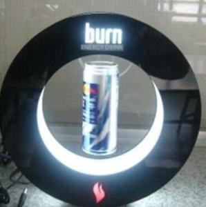 Wholesale 360 Rotating magnetic floating pop beer bottle display racks from china suppliers