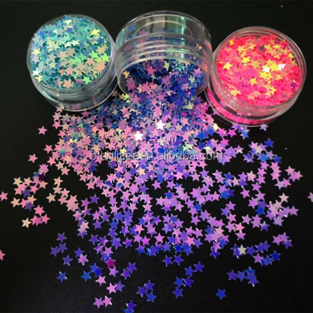 1kg Magic Star Sequins Glitter Polyester Ideal for Ramadan Graduation School Valentine's Day Diwali Father's Day Decorations