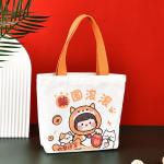 Cotton Material Eco Canvas Bags Repeatedly Used Travel Convenient Shopping