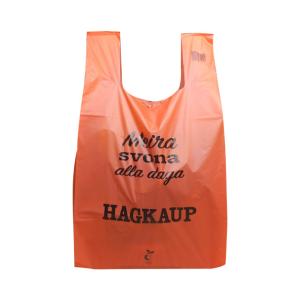 Wholesale Biodegradable Reusable T Shirt Bags Easy Tie Handle Singlet Checkout Bags Customized from china suppliers