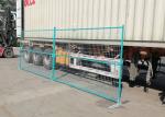 PVC Coated Temporary Fence Panels 5.0mm Wire Diameter Heat Treated