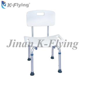 China Aluminum Elderly Disabled Folding Shower Seat Non Slip Adjustable on sale