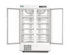2-8 Degrees Double Glass Door Pharmacy Vaccine Storage Freezers Medical Grade