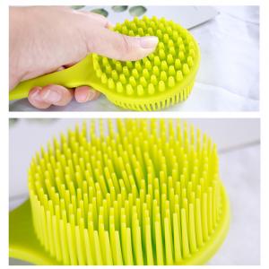 Wholesale OEM Logo Hygienic Exfoliate Cleaning Silicone Shower Brush from china suppliers