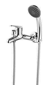 Wholesale Single Lever Bath Mixer Tap for Wall Installation, Chrome from china suppliers