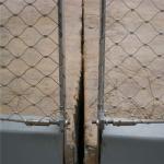 LightWeight Balustrade Cable Mesh 60mm Knotted Ferruled Flexible Metal Netting