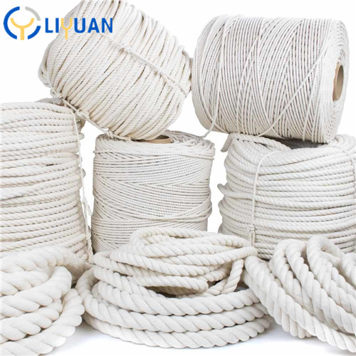 Twist Rope Length 0-10000m with Soft and Durable 3mm 5mm Braided Cotton Macrame Rope