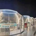 Airtight PC Transparent Clear Bubble Tents For Outdoor Camping