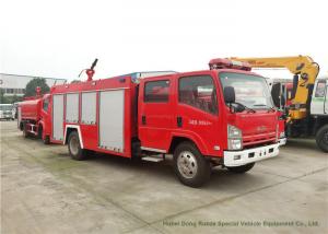 China ISUZU ELF 700P Fire And Rescue Trucks With 4 Ton Water Tank / Fire Pump on sale