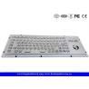 Buy cheap 86 Keys IP65 Rated Stainless Steel Industrial Kiosk Keyboard With Trackball from wholesalers