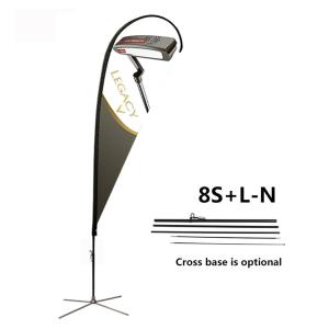 Wholesale 16.7ft 4m Feather Flag Banners Teardrop Shape Heat Transfer Printing from china suppliers