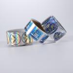 Round 5cm Diameter Laser Paper Hologram Glass Vial Labels