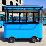 Outlet Mobile Fast Food Cart for Snacks Beverages Ice Cream Coffee Milk Tea and