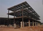 Durable Multi Story Steel Building , Prefab Metal Workshop Easy Assembled