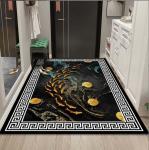 Abstract Picture Polyester Fiber Floor Carpet For Entrance Door And Living Room