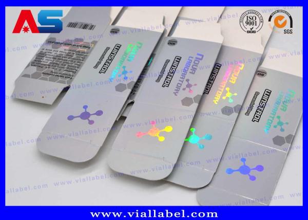 Holographic Laser 15ml Glass Dropper Vials Boxes And Labels small packaging