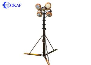 Wholesale Manual Telescoping Camera Mast , Surveillance Telescopic Antenna Tower Aluminum from china suppliers
