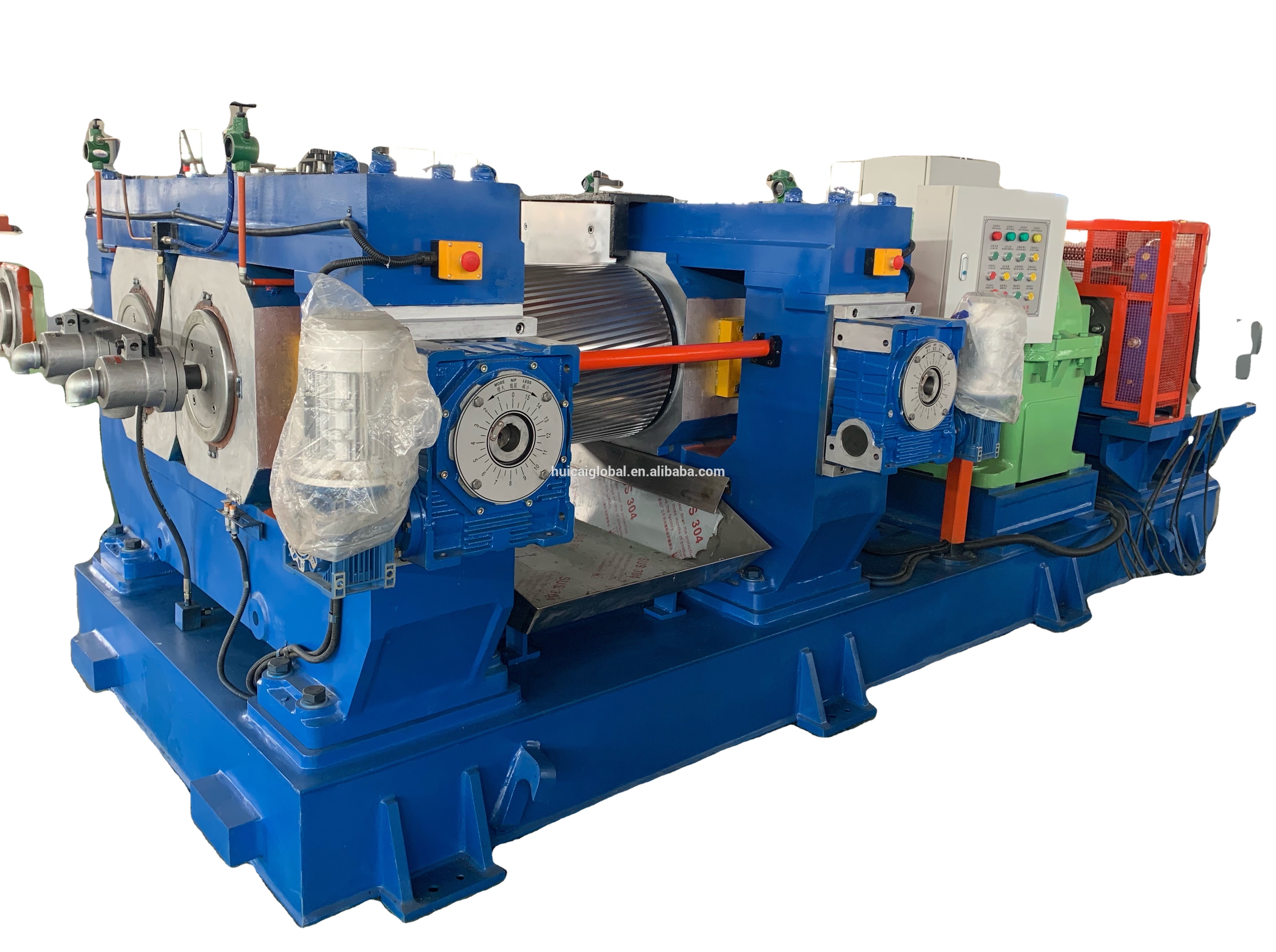 90mm Screw Diameter Hot Feed Rubber Extruder for Rubber Product Extrusion Machine