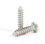 Professional Pan Head Screw Small Self Tapping Screws Mild Steel Material