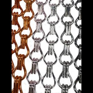 Wholesale High Performance Aluminum Chain Link Curtain Customizable 24mm Chain Distance from china suppliers