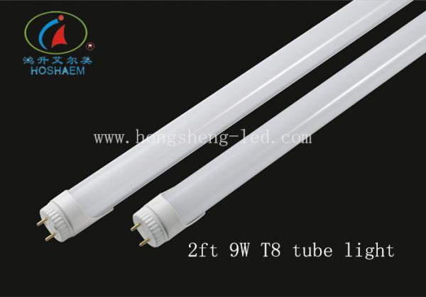 Quality Direct replacement 85-265vac led tube compatible with ballast 2ft tube led flourscent light for sale