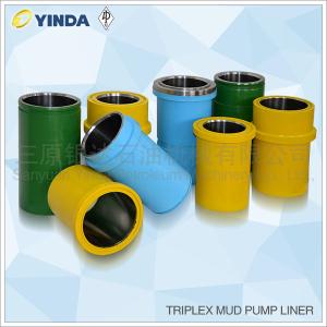 Wholesale Triplex Mud Pump Parts Bimetal Liner Chromium 26-28% HRC Than 60 Stable from china suppliers