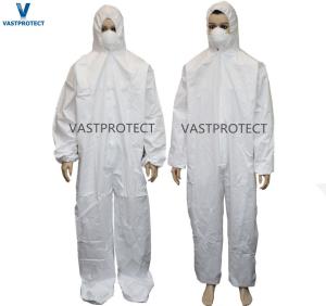 Wholesale Nonwoven SMS Microporous Coveralls with Knitted Cuffs US Currency 30 Days Return Policy from china suppliers