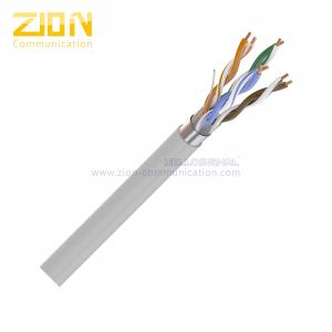 Wholesale CAT5E FTP Network Cable Shielded 24AWG Solid Copper PVC Jacket for Wired Networks from china suppliers