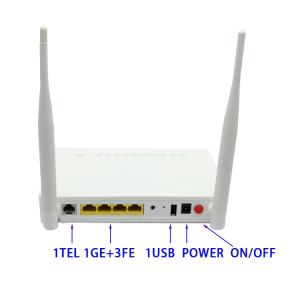 Wholesale ZTE F660 V8.0 GPON ONT Modem 1GE 3FE VOICE 1TEL 2.4GWiFi 5DBI English Firmware from china suppliers