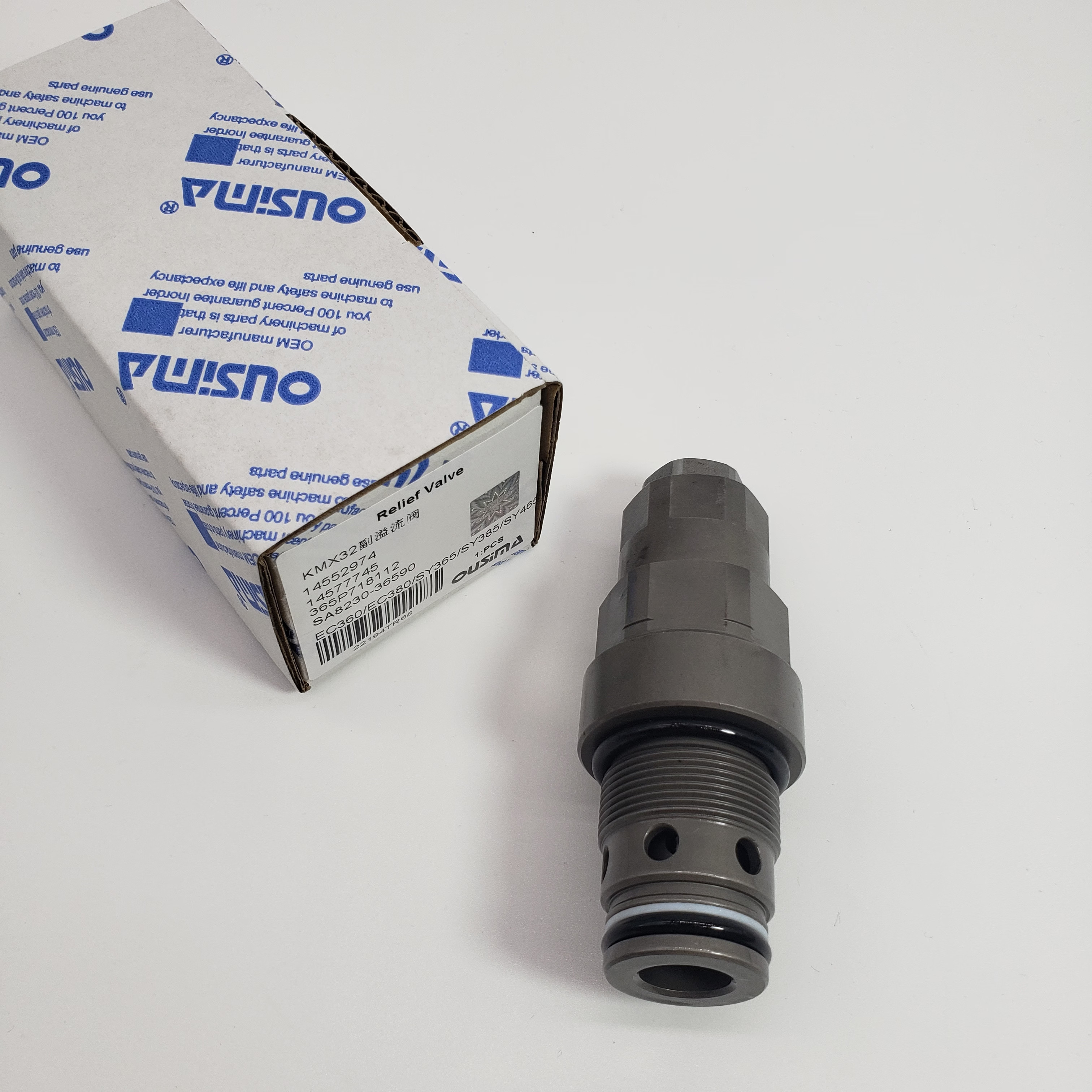 14552974 14577745 Relief Valve 365P718112 SA8230-36590 For EC360 EC380 SY365 SY385 SY465 XGMA470 HD2045 XCMG370 SY485