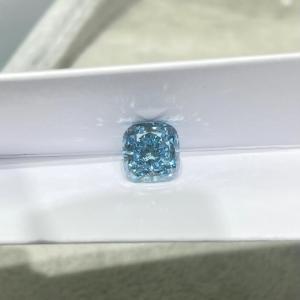 Wholesale Cushion Brilliant Cut 1.17ct Blue Diamond Lab Grown Colored Diamonds VS1 from china suppliers