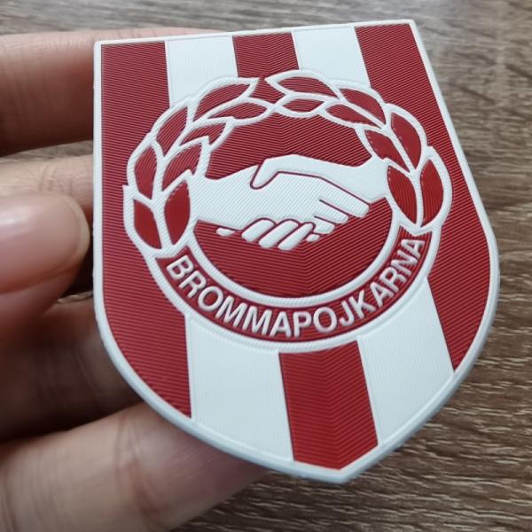 Quality Printing Logo Heat Transfer TPU Patch Main Logo For Famous Brand for sale