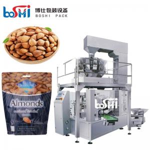 China Multihead Weigher Food Granule Beans Snack Packing Machine With Zipper on sale