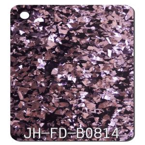 Wholesale Rose Gold And Black Glitter Acrylic Sheets Chunky Flexible Plexiglass 1050x1860mm from china suppliers