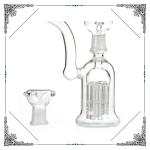 8 Tree Arms Perc Dab Oil Rig Glass Bongs Hookah Smoking Pipes Hand Blown