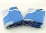 Reinforced Disposable Hospital Gowns , Anti Static Disposable Examination Gowns