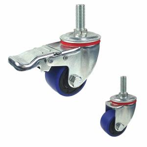 Wholesale M12 30mm 2 Inch Thermoplastic Rubber Wheels High Load Blue Tpr from china suppliers