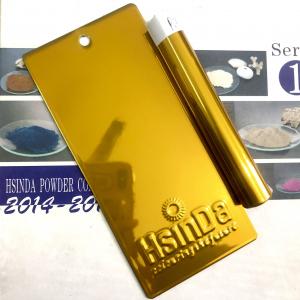 Wholesale Chrome Plating 24k Pure Gold Effect Double Coats Electrostatic Powder Coating For Luxury Furniture from china suppliers