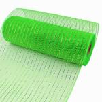 christmas mesh webbing wired organza Lattice Woven Wired Ribbon Christmas