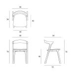 Comfortable and Elegant Nordic Wood Leisure Chair for Hotel Garden Coffee Shop