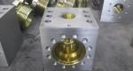 National 8P80 mud pump fluid end module, Hy-chrome liner, valves, pistons, 12p