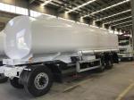 25000 Liters Capacity Three Axles Small Fuel Tanker Full Trailer For 40t Loading