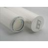 Buy cheap RO PP Pleated High Flow Filter Cartridge Length 1016mm Flow Rate 10 Micron from wholesalers