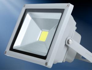Wholesale COB led flood light 12V outdoor lighting white grey black housing CE Epistar Slim design from china suppliers