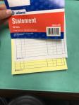 Statement book Pack 10books Business forms with Logo Printing and Contact
