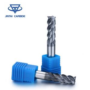 Wholesale Carbide 4 Flutes Milling Cutters , Machining End Mills CNC Mill Machine from china suppliers