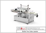 Two Sides Flat Bottle Labeling Machine Servo System 380V