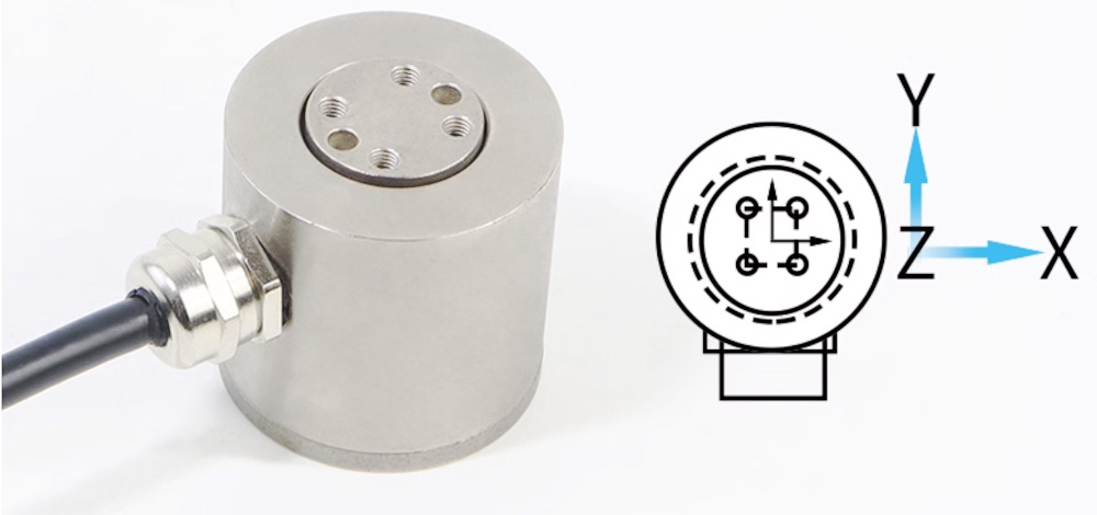Multi-axis Load Cell 3 Axis Force Sensor 5kg,10kg,50kg,100kg Micro 3 Axis load cell Force Sensor