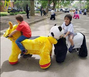 Wholesale Hansel amusement stuffed battery operated electric ride on animal rides from china suppliers